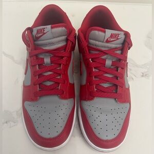 Nike UNLV Grey/Red Dunk Low Women’s Size 8